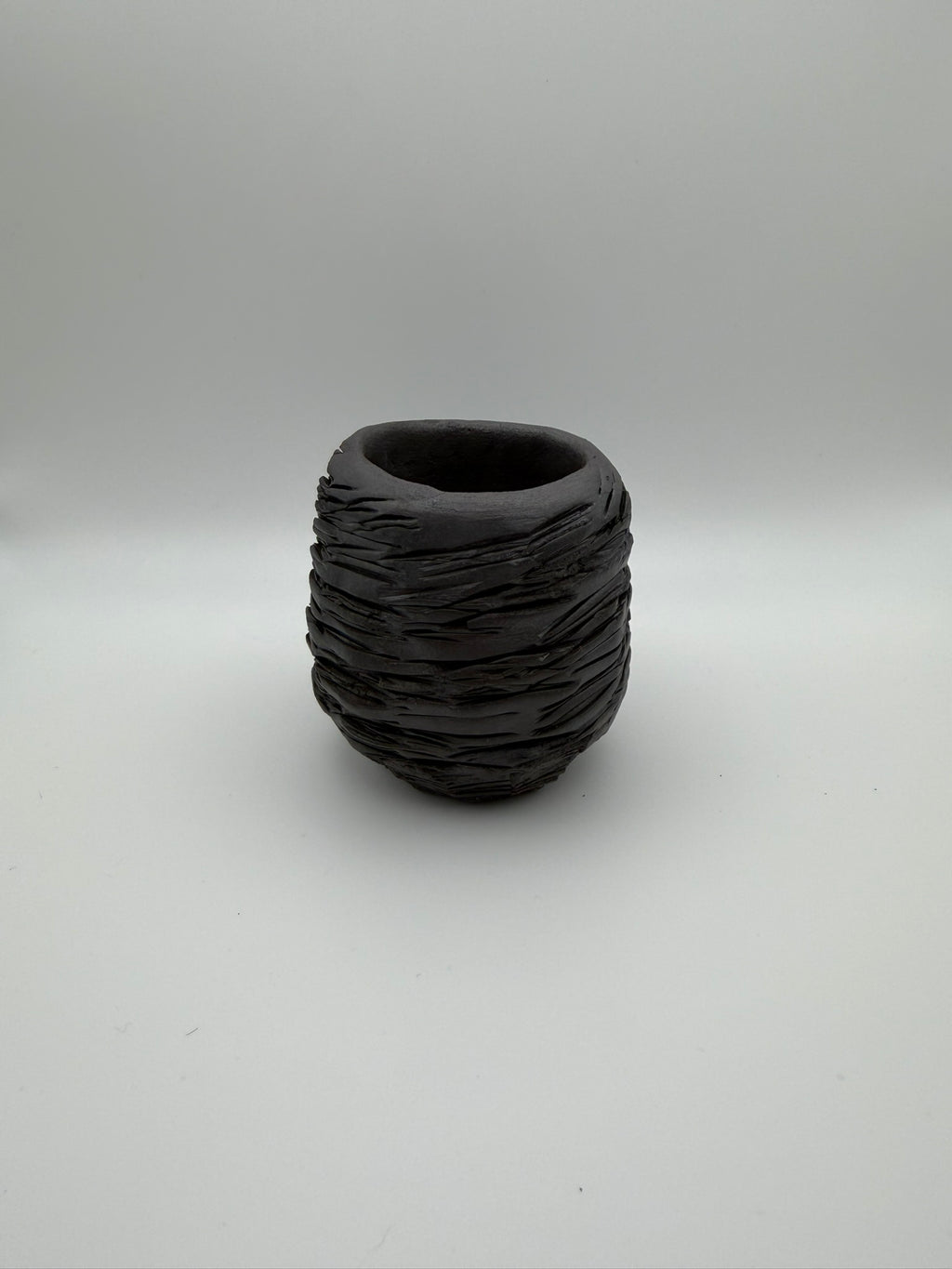 Cooled Lava - Handcrafted ceramic tealight holder - set of 4