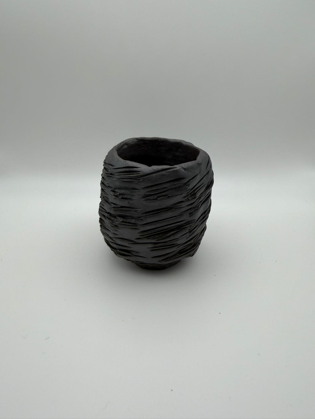 Cooled Lava - Handcrafted ceramic tealight holder - set of 4