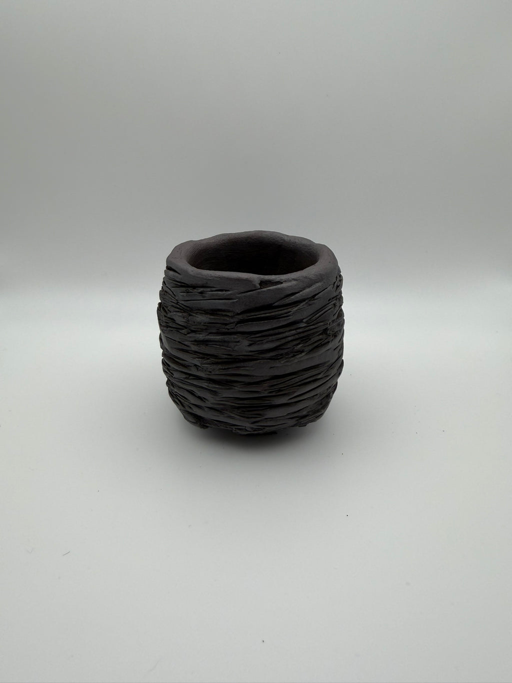 Cooled Lava - Handcrafted ceramic tealight holder - set of 4