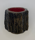 Cobalt Redwood - Handcrafted ceramic tealight holder